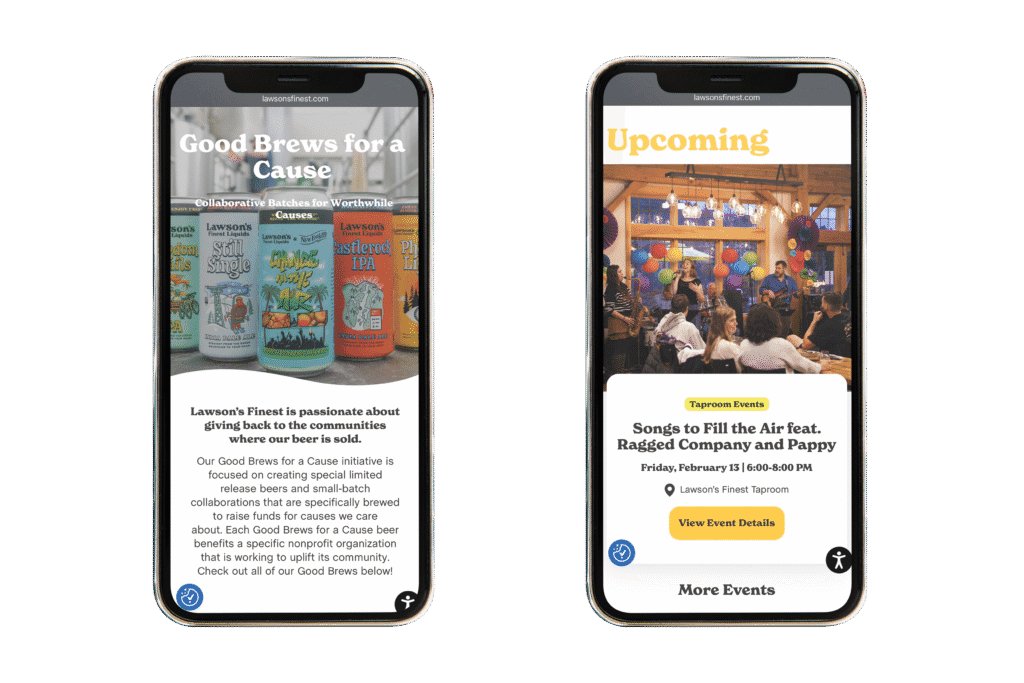 lawsons mobile mockup