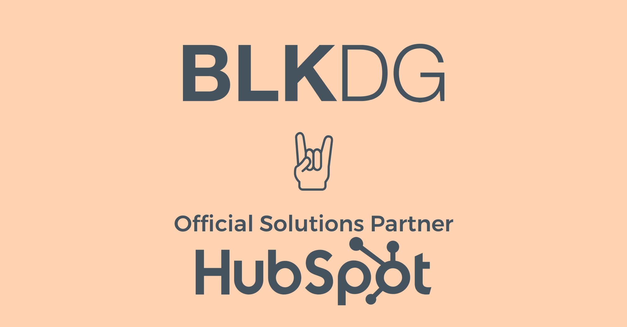 BLKDG HubSpot Official Solutions Partner badge