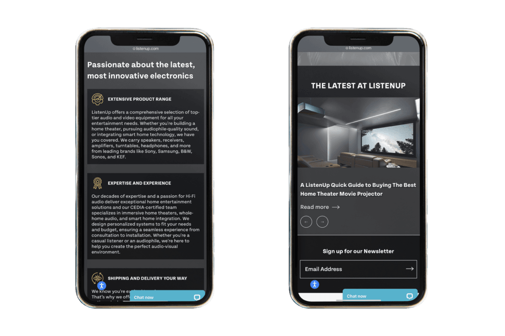 listenup mobile mockup