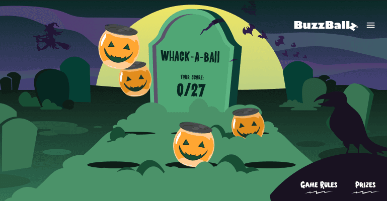 Halloween Buzzballz Games